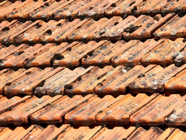 Pressure cleaning roof tiles
